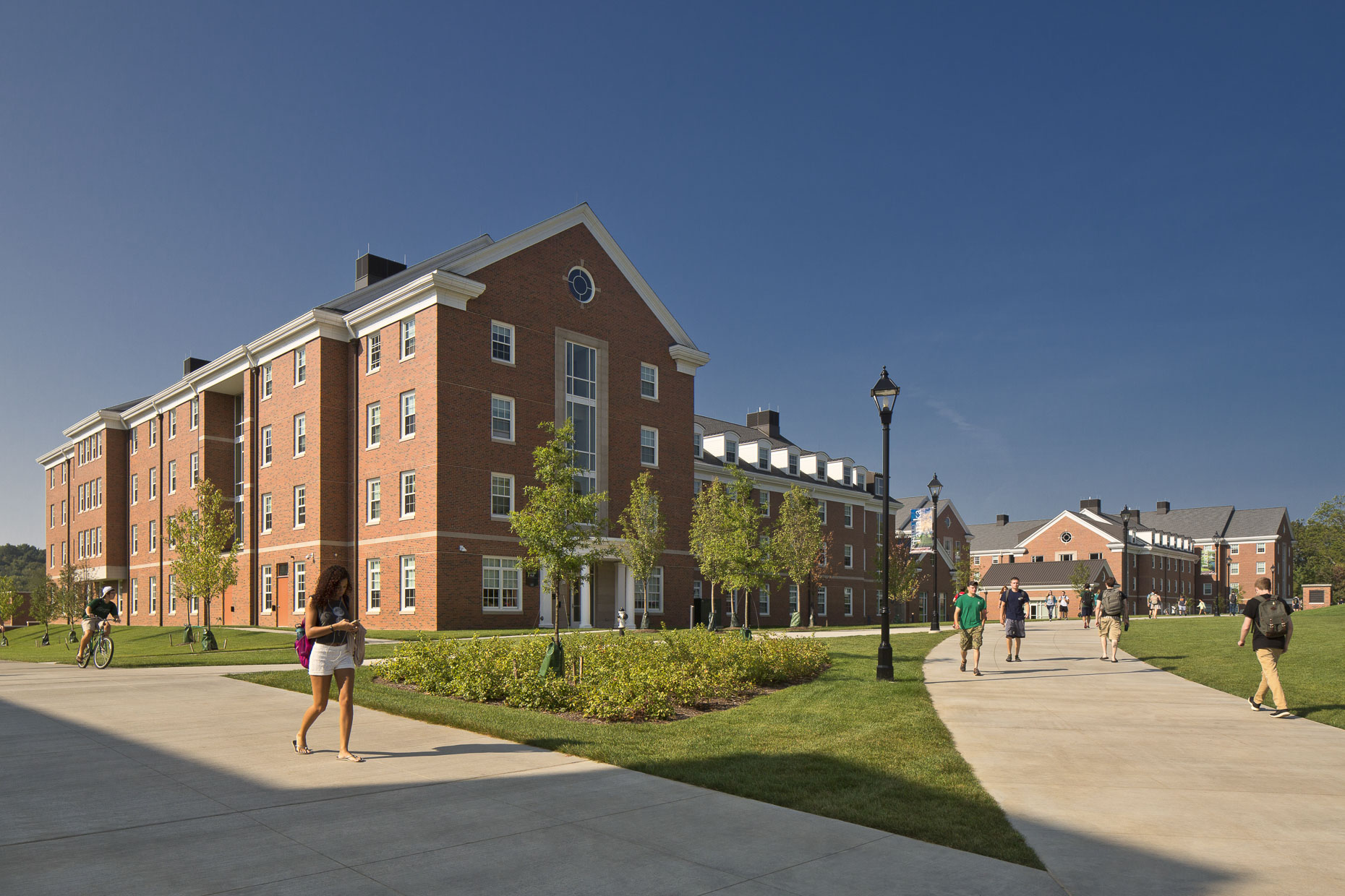Ohio University Student Housing by Corna-Kokosing photographed by BRad Feinknopf based in Columbus, Ohio