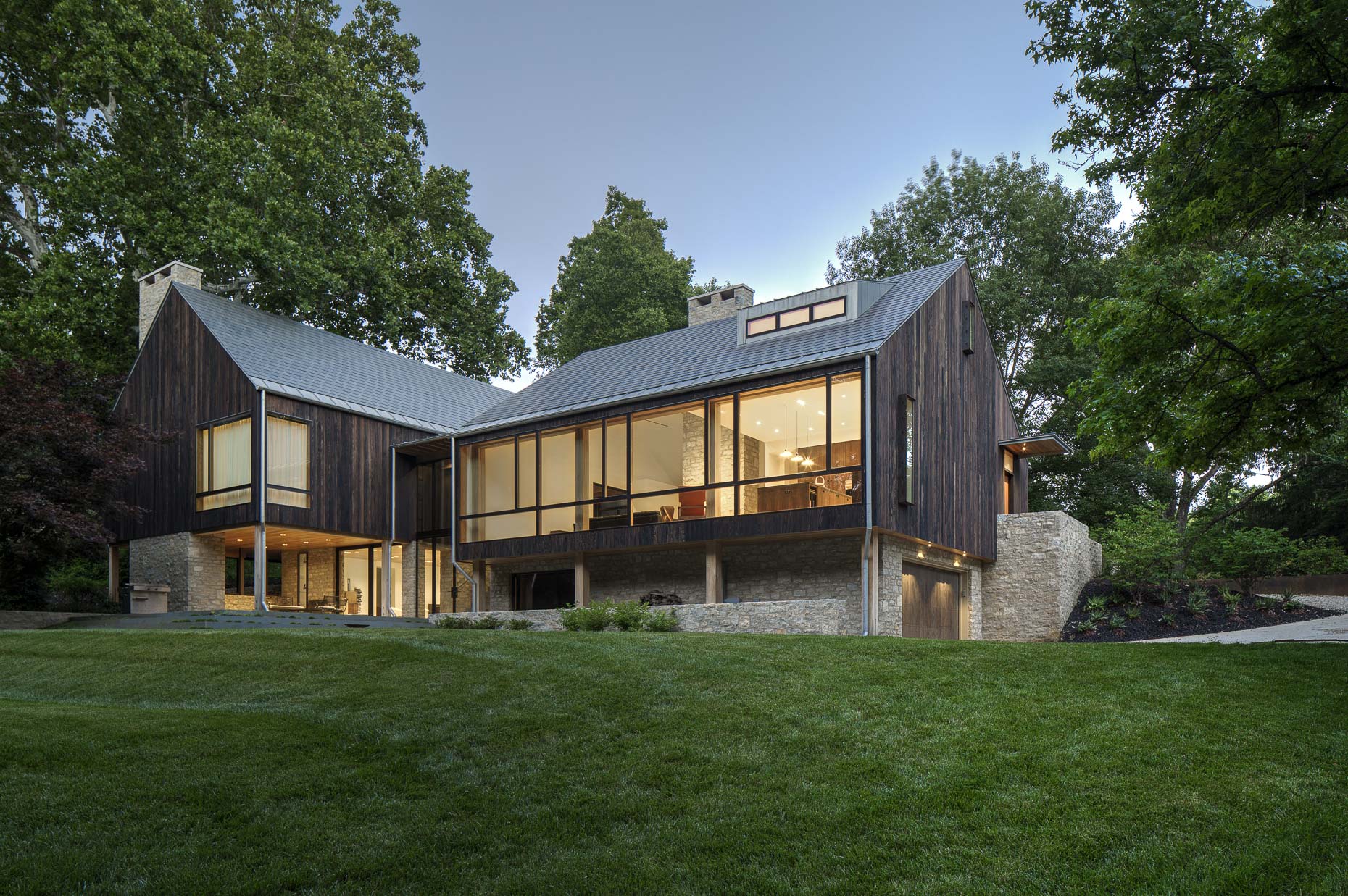 Sullivan Private Residence by JBAD photographed by Brad Feinknopf based in Columbus, Ohio