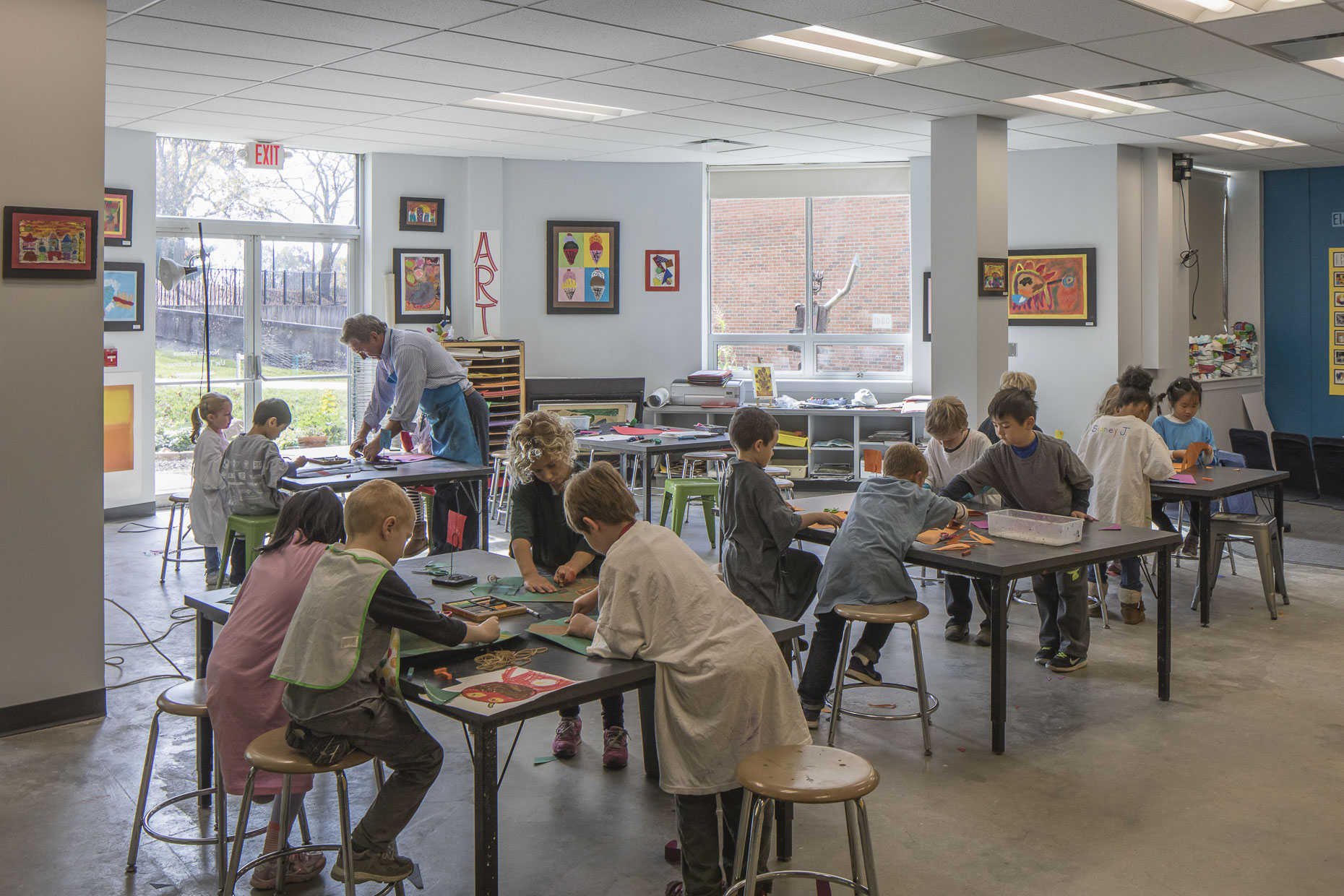Columbus Academy by The Collaborative photographed by Brad Feinknopf based in Columbus, Ohio