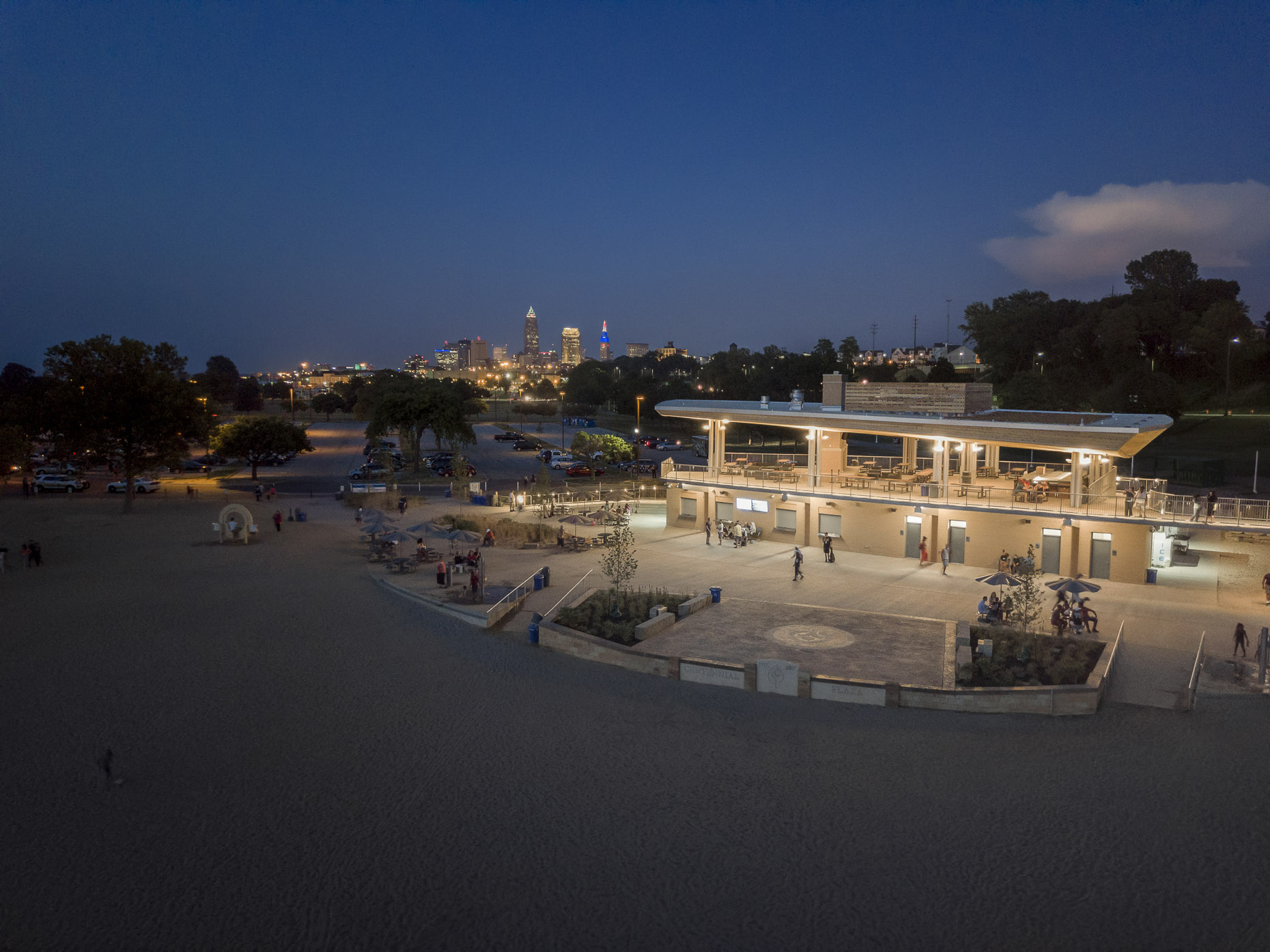 Edgewater Park Beach House by Bialosky Cleveland photographed by Brad Feinknopf