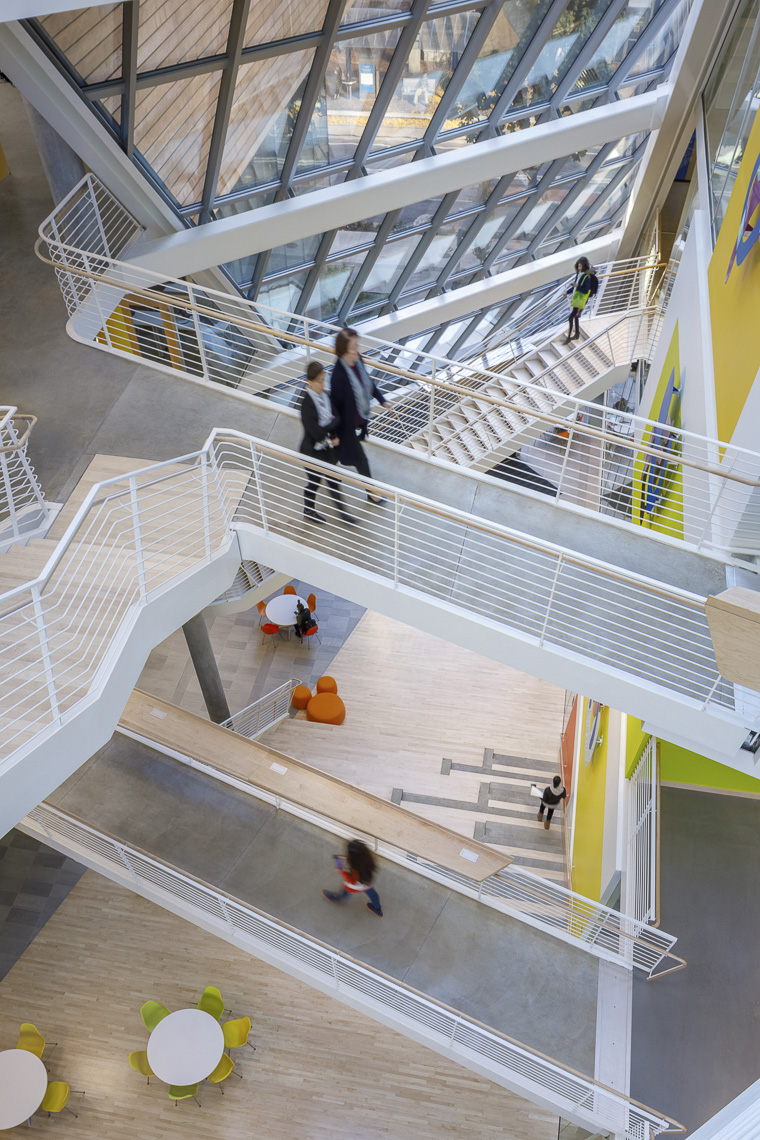 PSU Karl Miller Center by Behnisch Architekten photographed by Brad Feinknopf based in Columbus, Ohio