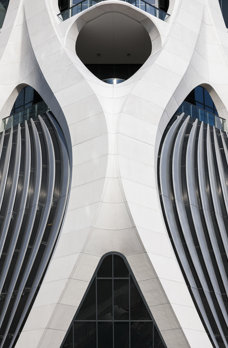One Thousand Museum by Zaha Hadid Architects photographed by Brad Feinknopf based in Columbus, Ohio