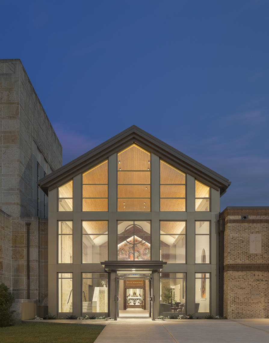 St. Catharine Adoration Chapel by Harper Architectural Studio photographed by Brad Feinknopf based in Columbus, Ohio