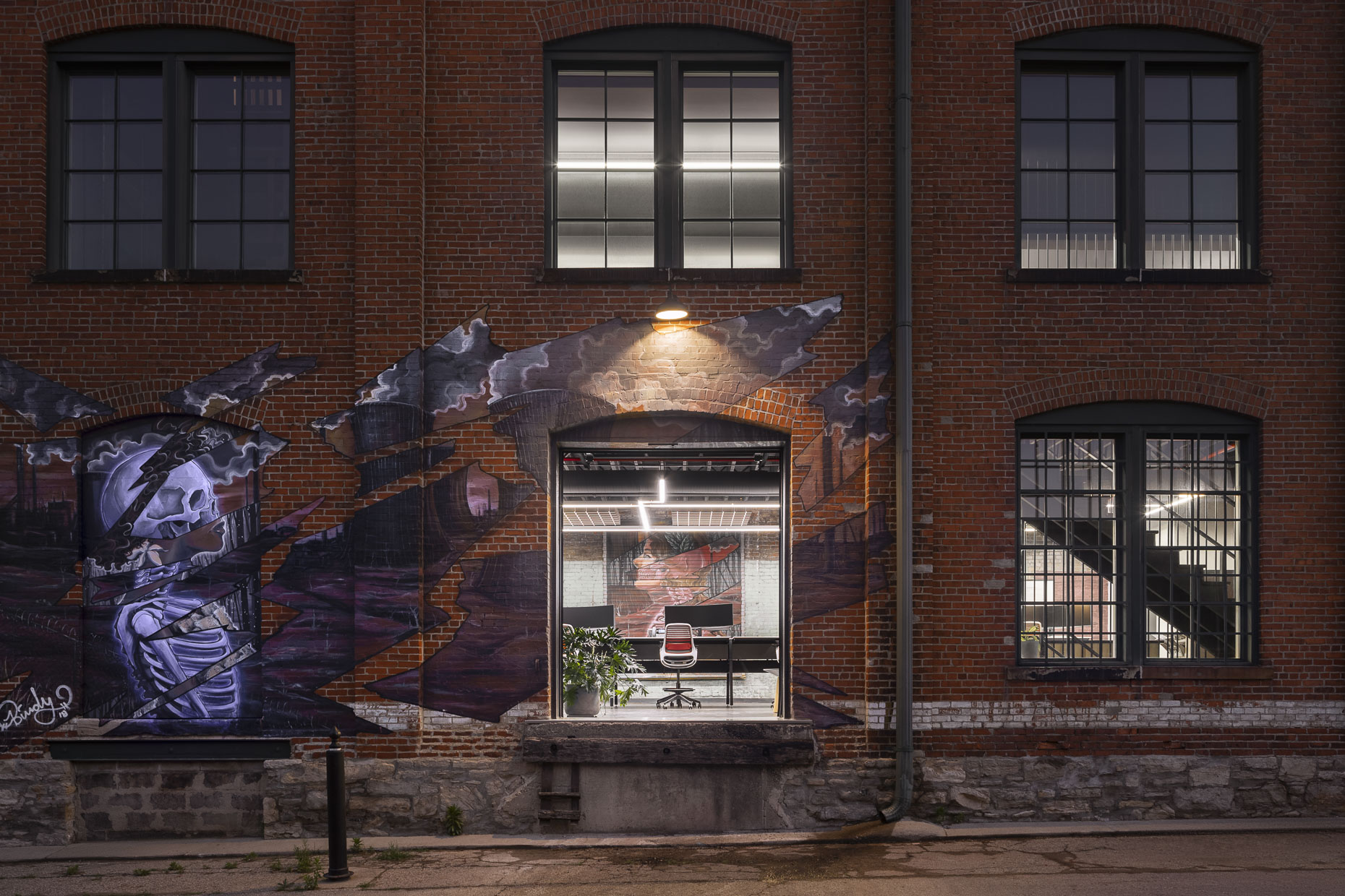 161 N 4th Street Office by MKC Architects photographed by Brad Feinknopf based in Columbus, Ohio