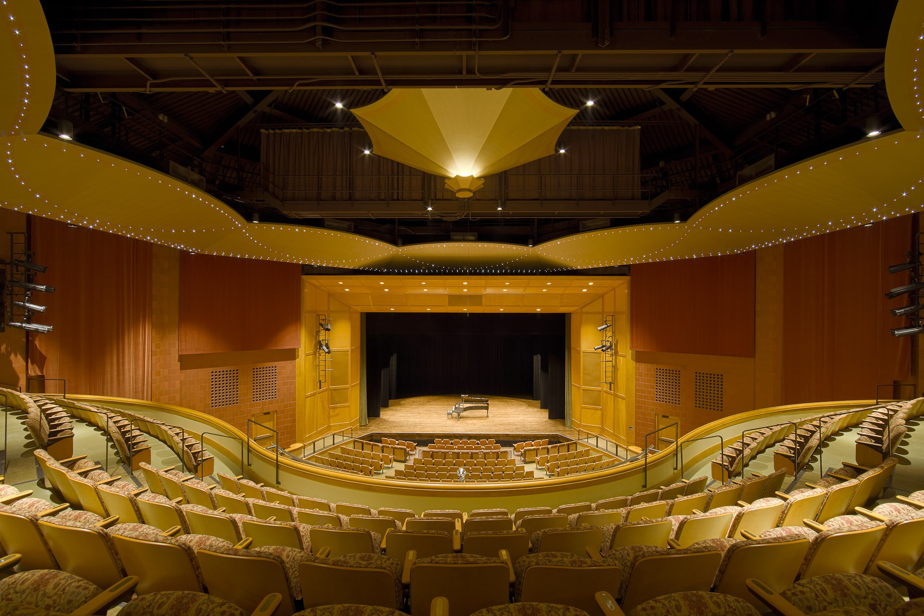 McCoy Center for the Performing Arts by Westlake Reed Leskosky photographed by Brad Feinknopf based in Columbus, Ohio