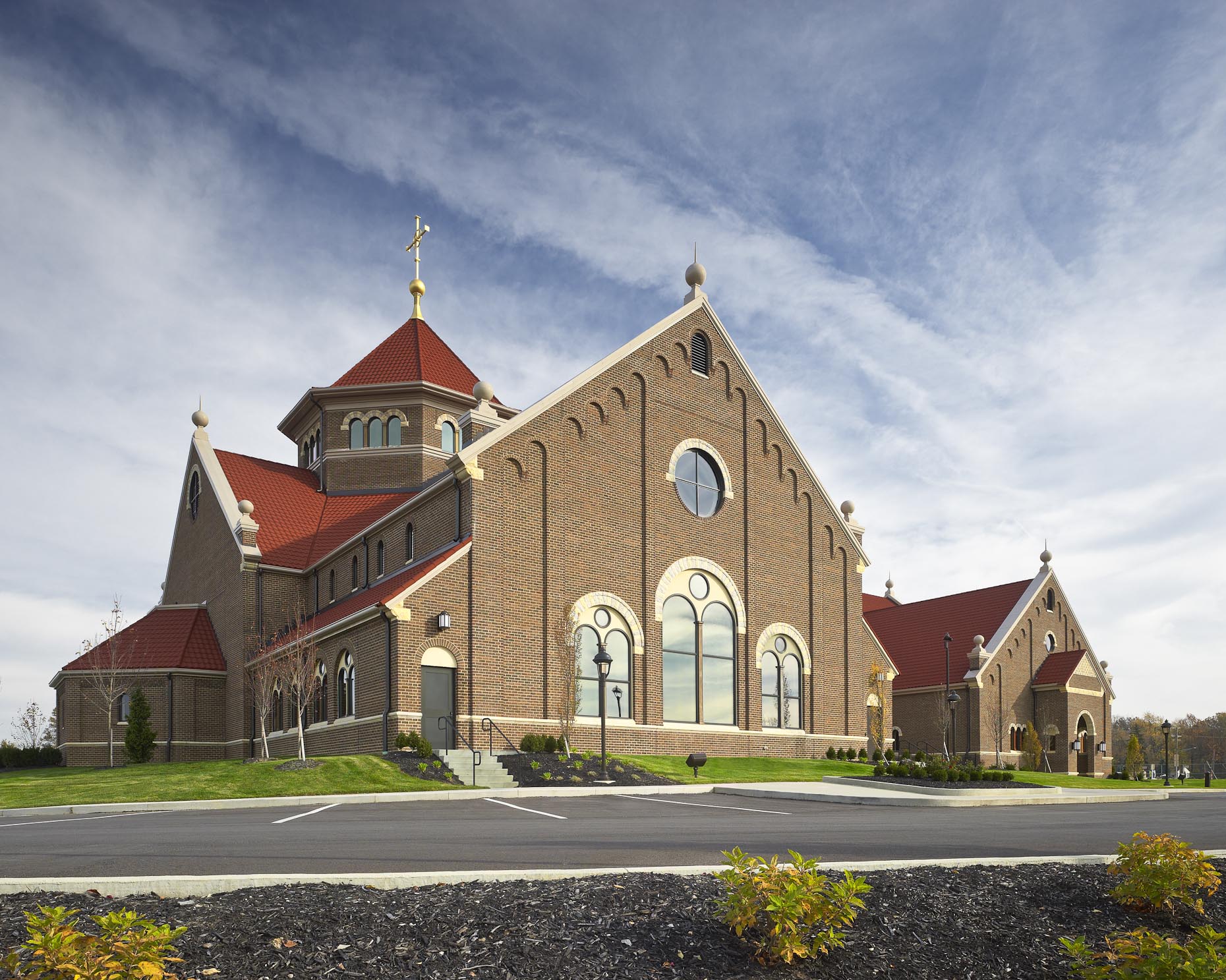 St. Paul the Apostle Parish Catholic Church by Meleca & Corna-Kokosing Photographed by Brad Feinknopf based in Columbus, Ohio
