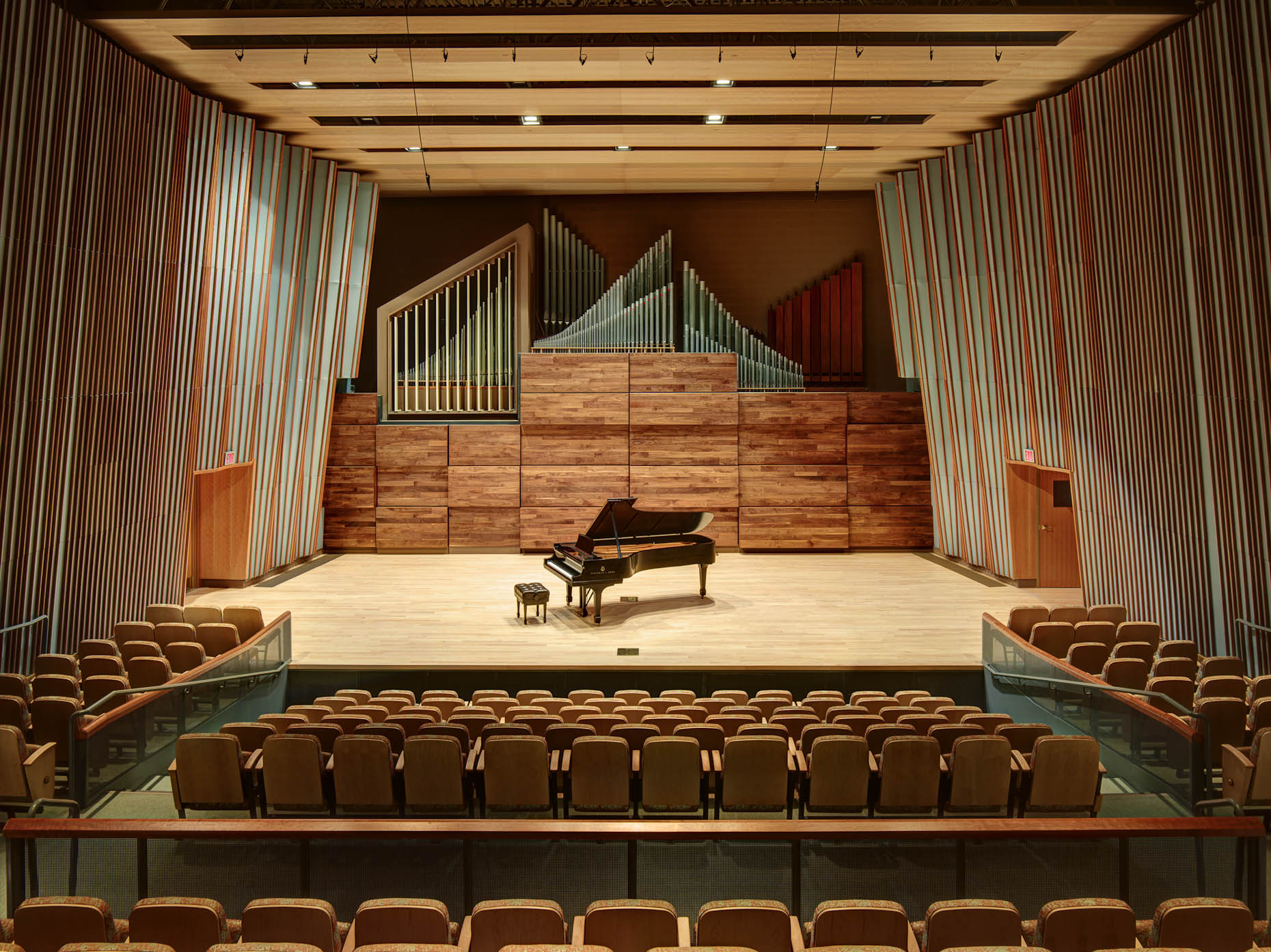 Wright State University Schuster Concert Hall by H3 photographed by Brad Feinknopf based in Columbus