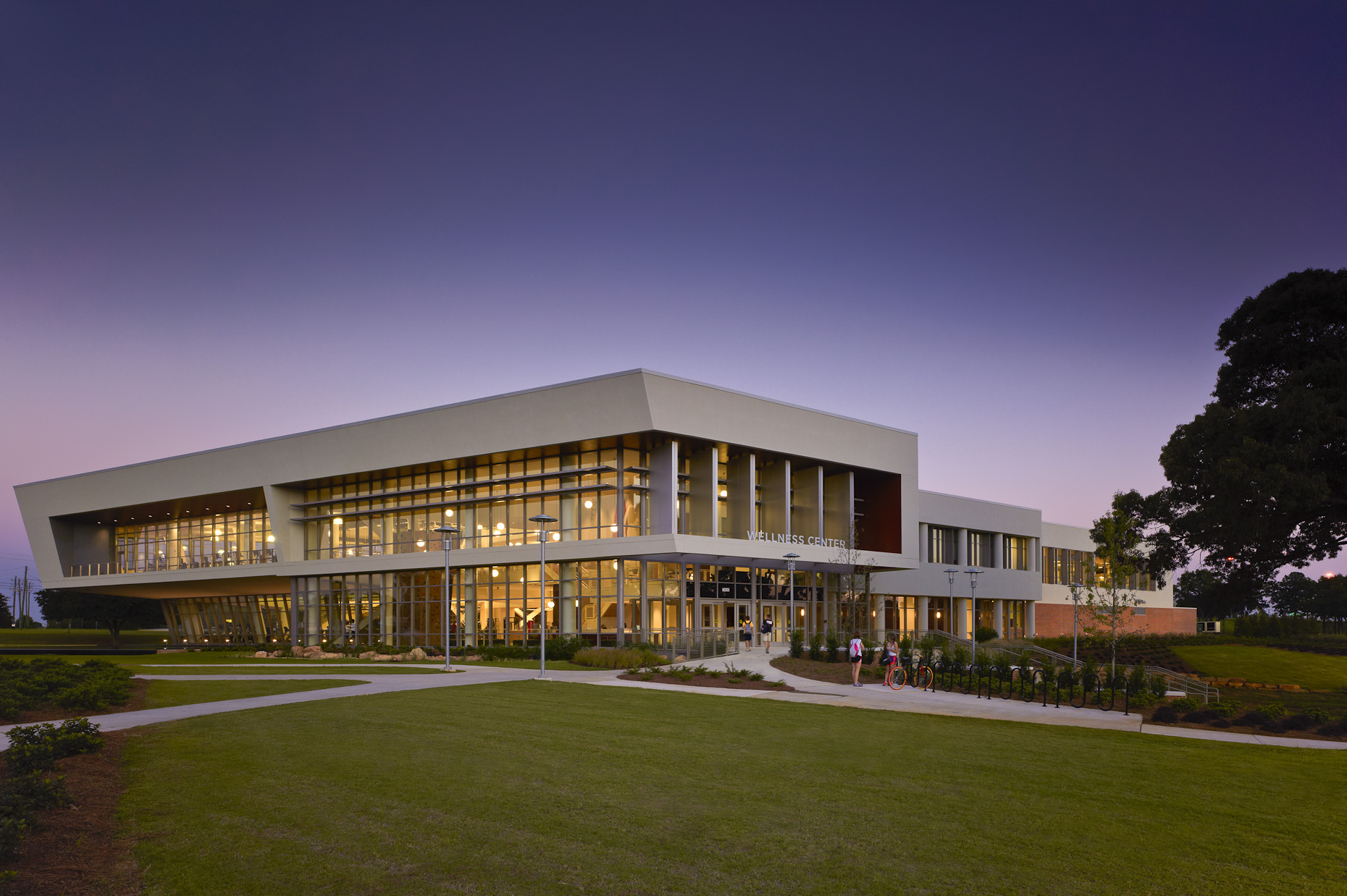 AUM Wellness Center by HOK photographed by BRad Feinknopf based in Columbus, Ohio