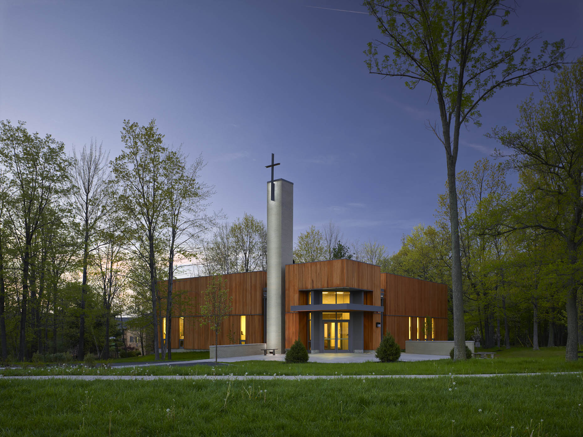 Wright State University St. John Bosco Chapel by The Collective photographed by Brad Feinknopf based in Columbus, Ohio