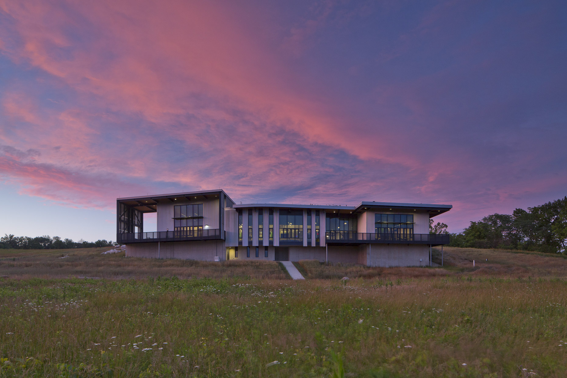 Battelle-Darby Creek Nature Center by DesignGroup photographed by Brad Feinknopf based in Columbus, Ohio