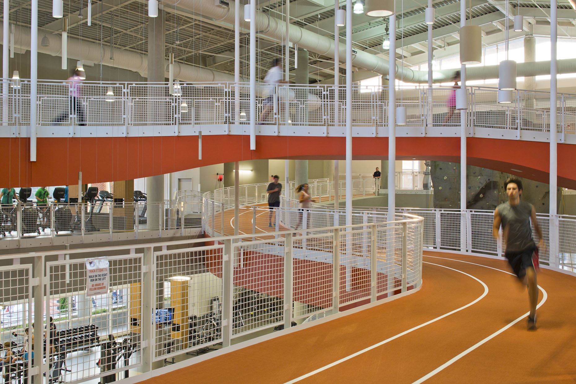 AU Recreation & Wellness Center by HOK photographed by Brad Feinknopf based in Columbus, Ohio