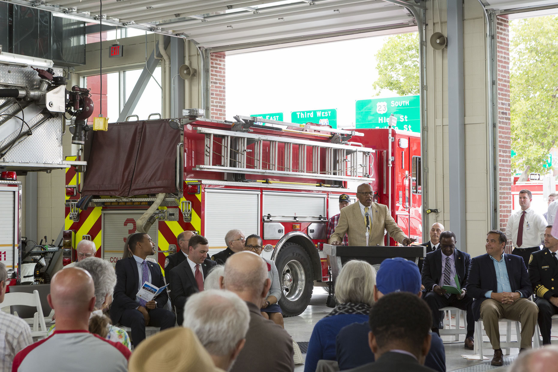 City of Columbus Fire Station No 2 Ribbon Cutting Ceremony Event photographed by Lauren K Davis