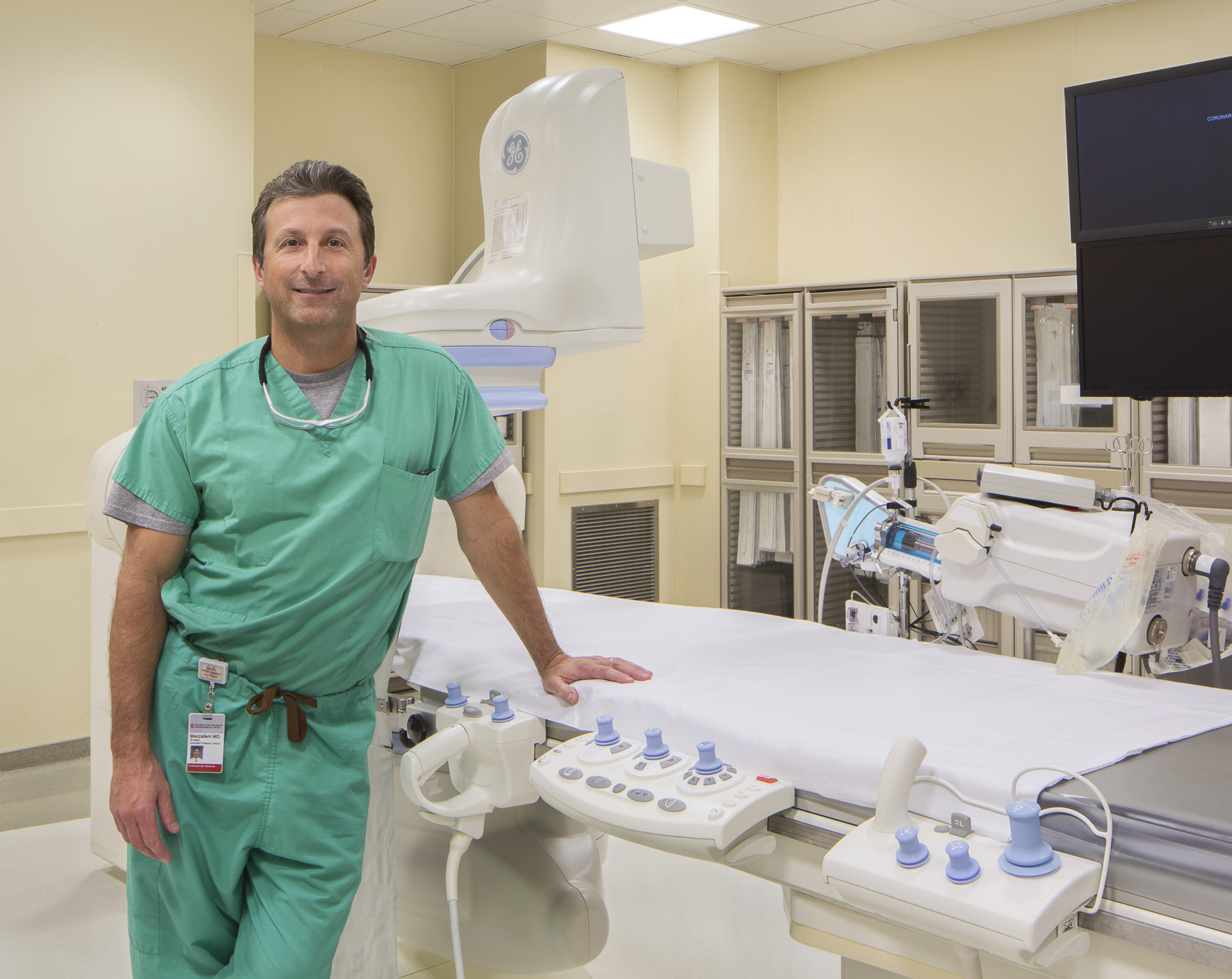 Doctor at OSUWMC Ross Heart Hospital for GE Healthcare  photographed by Lauren K Davis