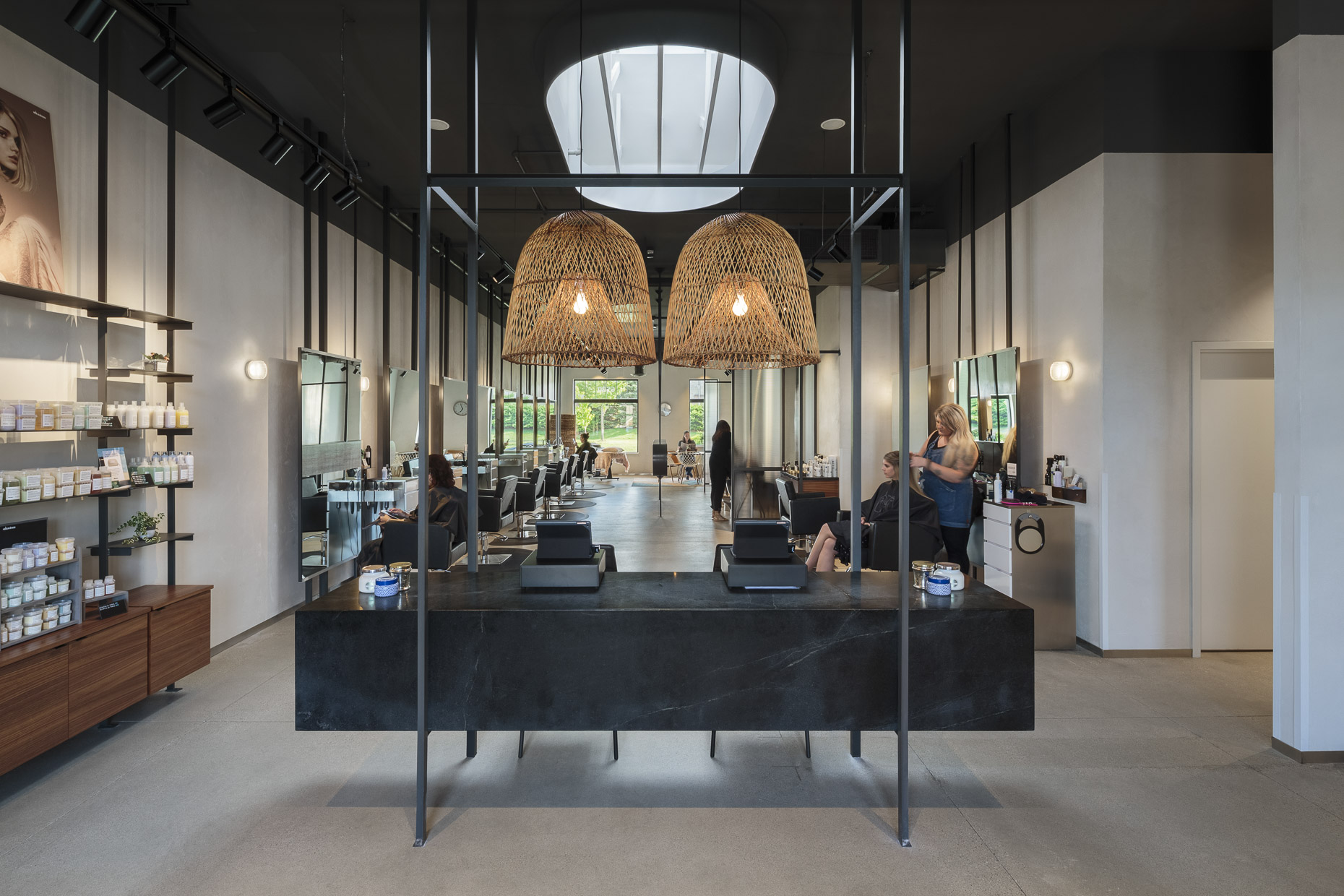 Mission Salon by TimLai Architects photographed by Lauren K Davis based in Columbus, Ohio