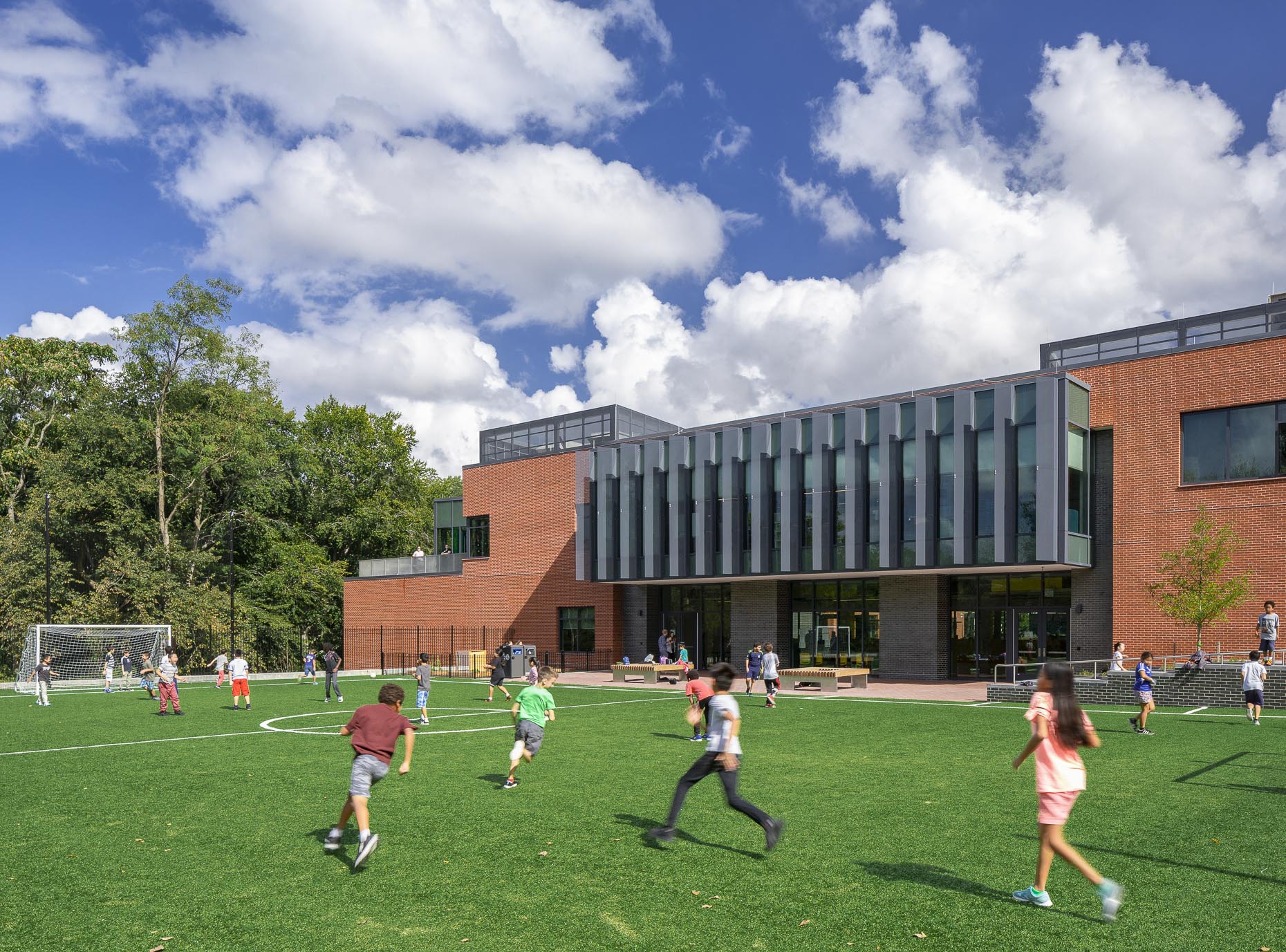 Bancroft Elementary School by Ayers Saint Gross photographed by Lauren